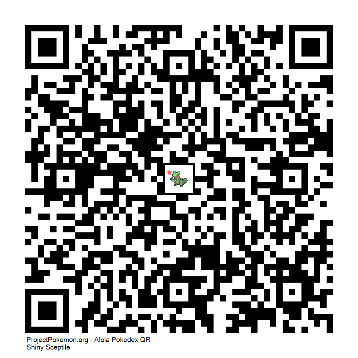 Cdigo QR de Sceptile variocolor